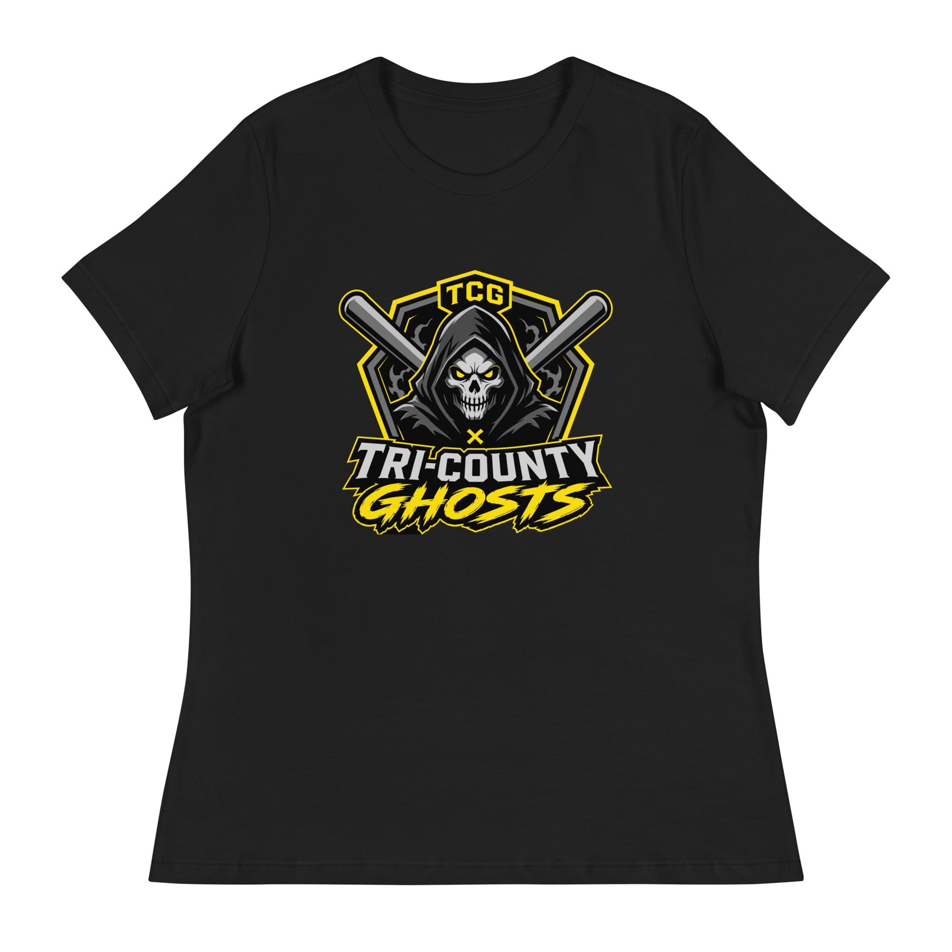 Performance | Women's Relaxed T Shirt | Tri-County Ghosts | Vanguard Ghosts Logo