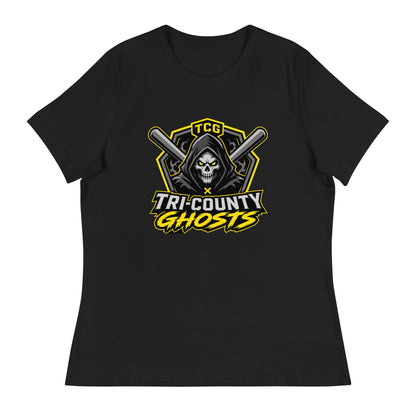 Performance | Women's Relaxed T Shirt | Tri-County Ghosts | Vanguard Ghosts Logo
