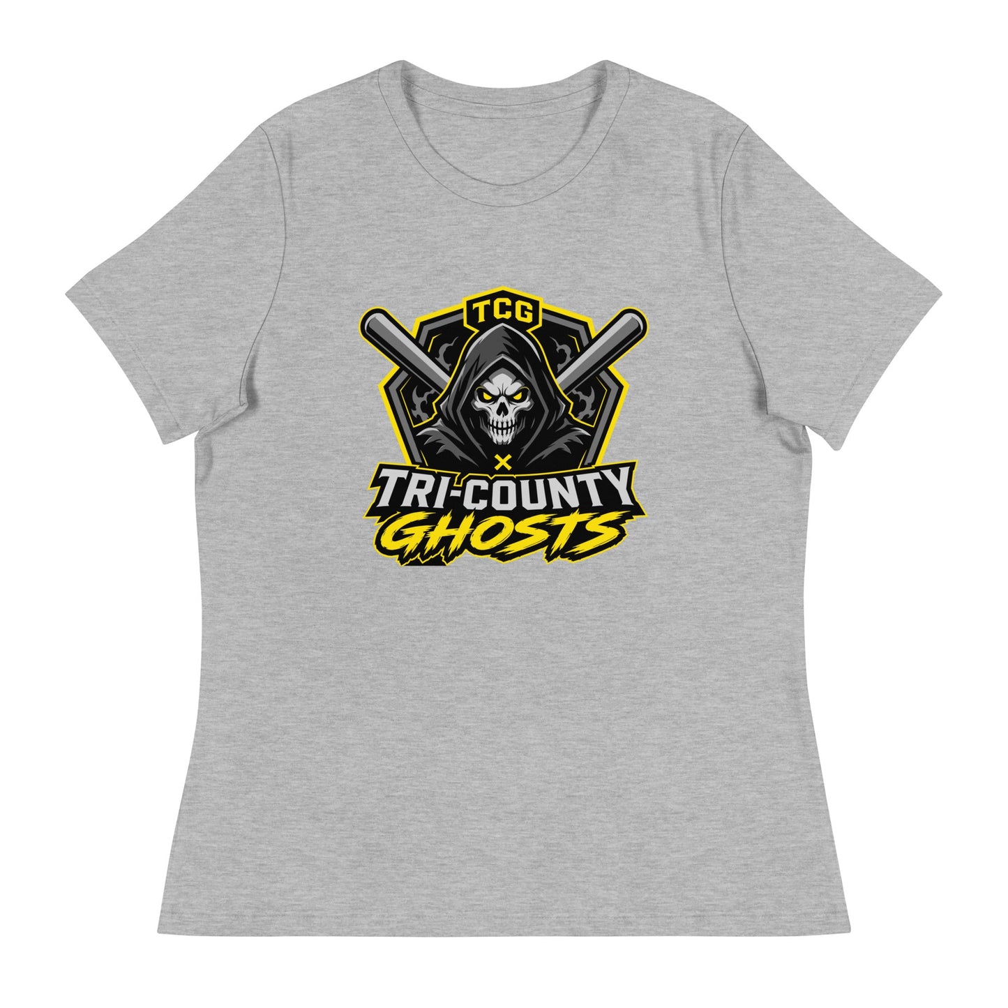 Performance | Women's Relaxed T Shirt | Tri-County Ghosts | Vanguard Ghosts Logo