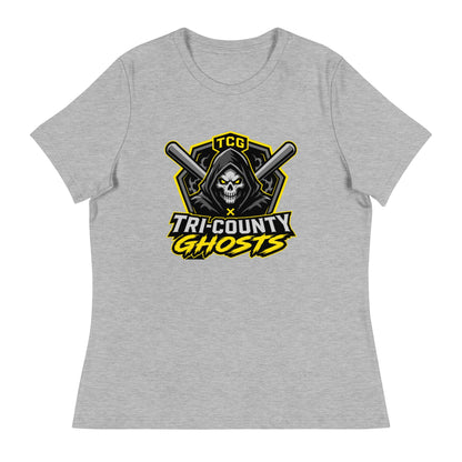 Performance | Women's Relaxed T Shirt | Tri-County Ghosts | Vanguard Ghosts Logo