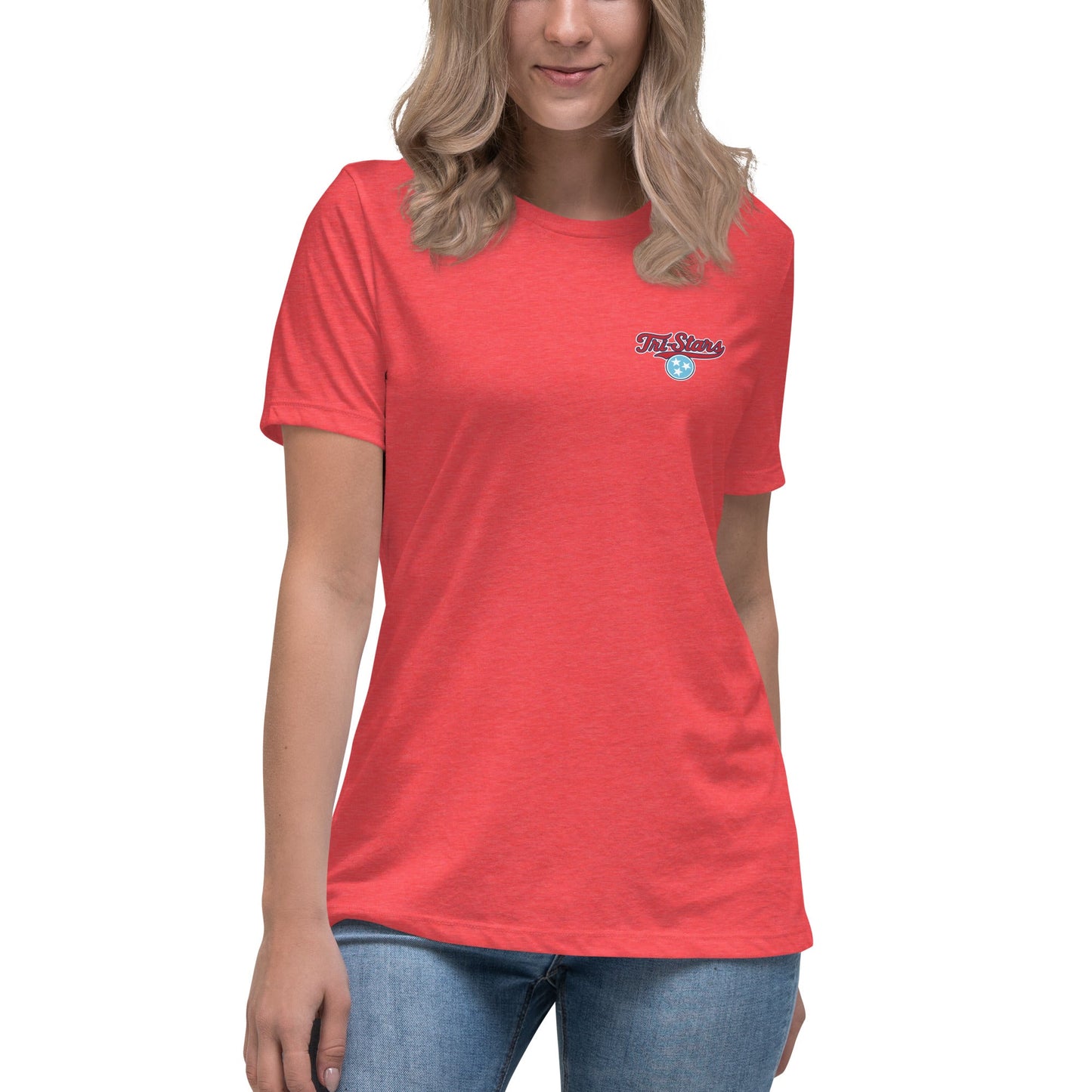 Performance | Women's Relaxed T Shirt | Tri - Stars | 3 Stars Light Logo
