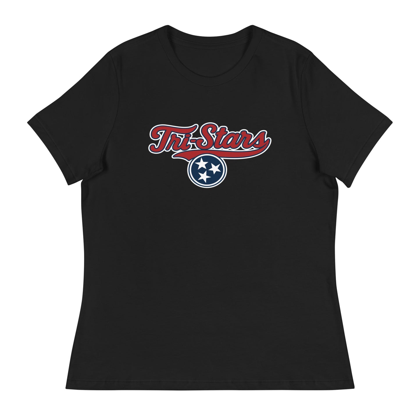 Performance | Women's Relaxed T Shirt | Tri - Stars | 3 Stars Logo