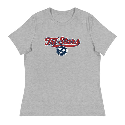 Performance | Women's Relaxed T Shirt | Tri - Stars | 3 Stars Logo