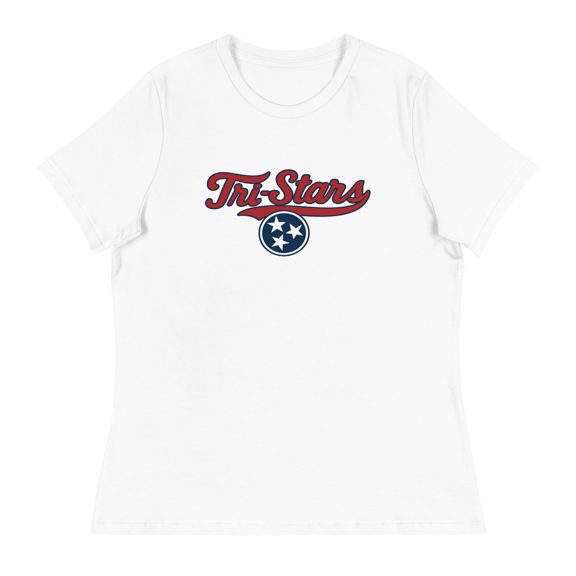 Performance | Women's Relaxed T Shirt | Tri - Stars | 3 Stars Logo