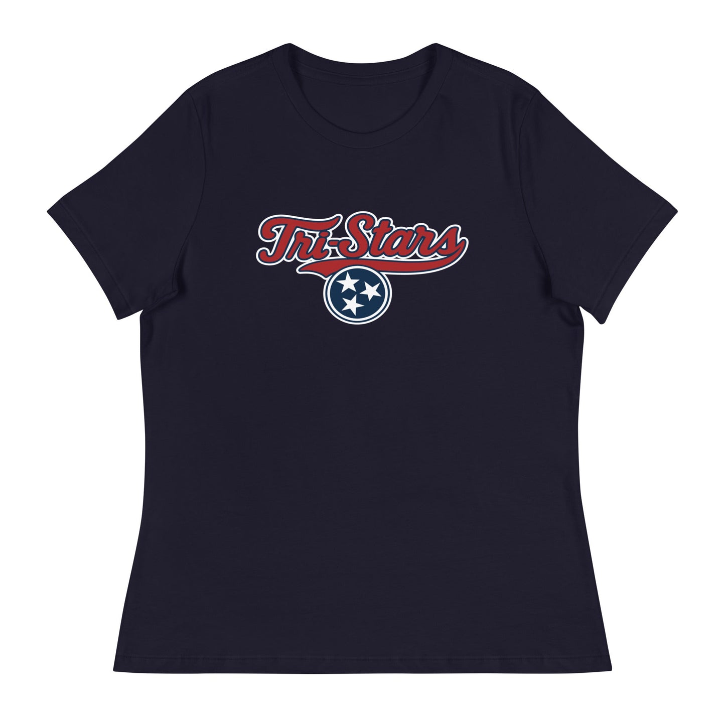 Performance | Women's Relaxed T Shirt | Tri - Stars | 3 Stars Logo