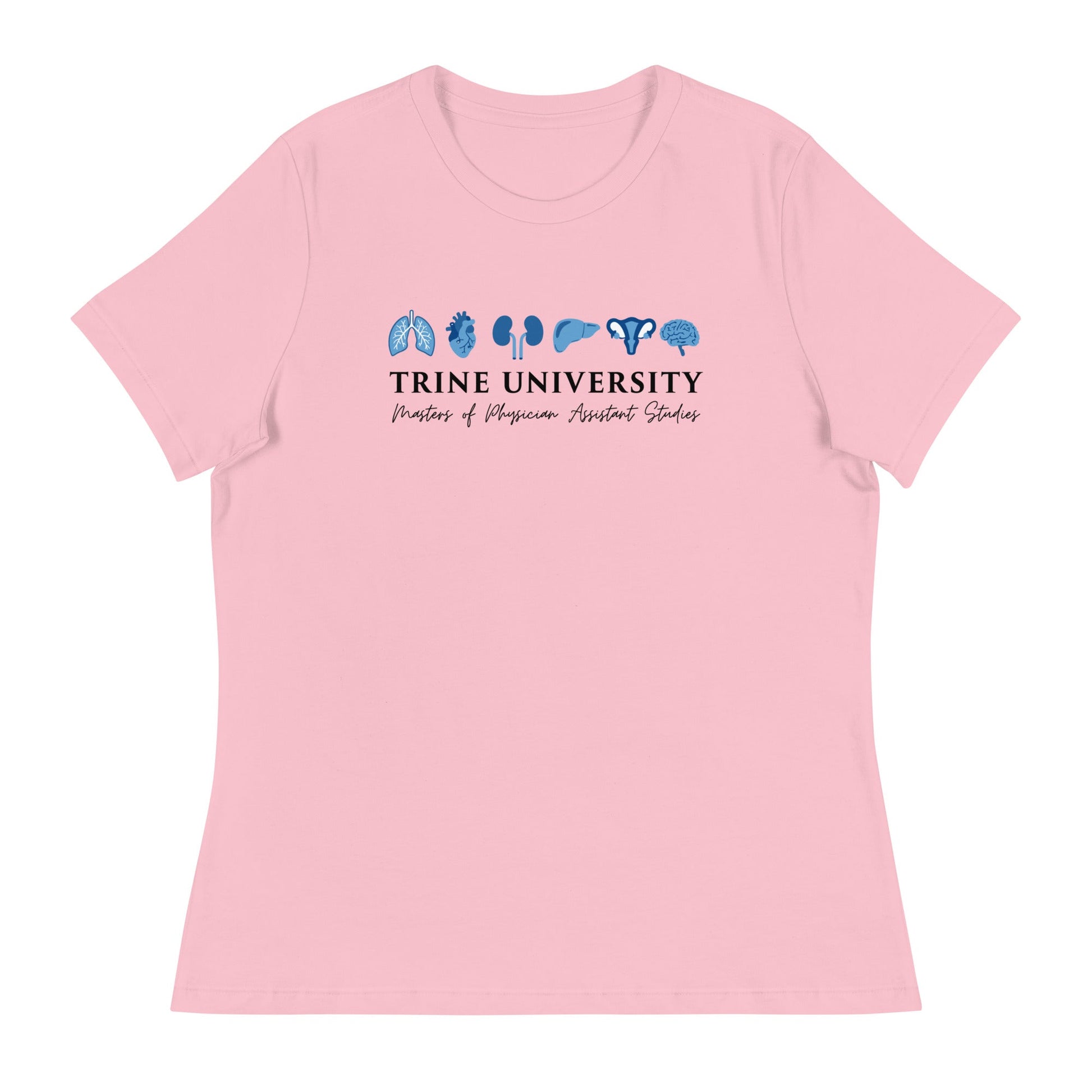 Performance | Women's Relaxed T Shirt | Trine PA program | Modern Script Logo
