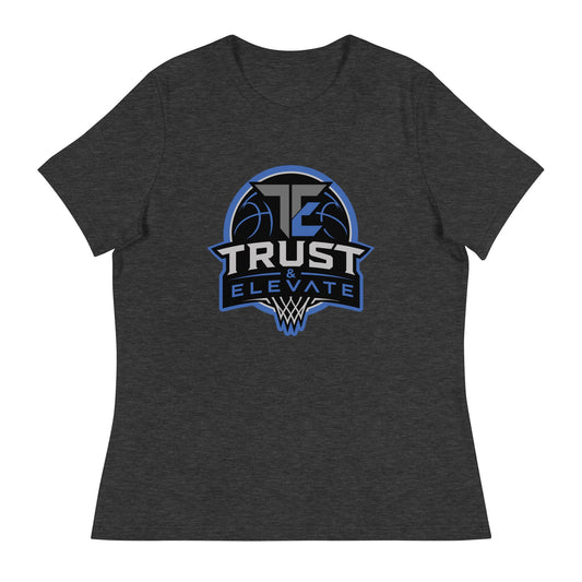 Performance | Women's Relaxed T Shirt | Trust & Elevate | Vanguard Elite Logo