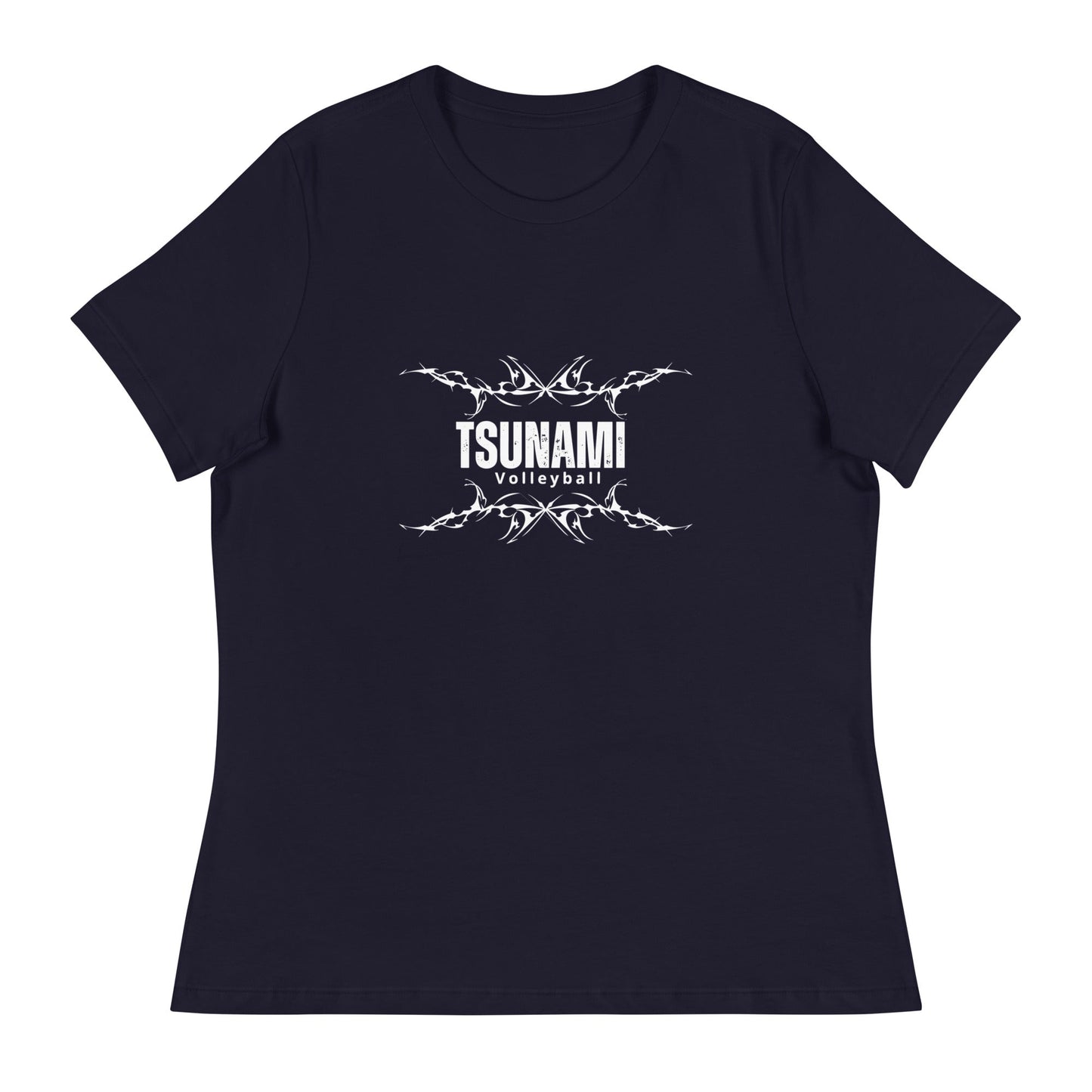 Performance | Women's Relaxed T Shirt | Tsunami Volleyball Club | Modern Script Logo