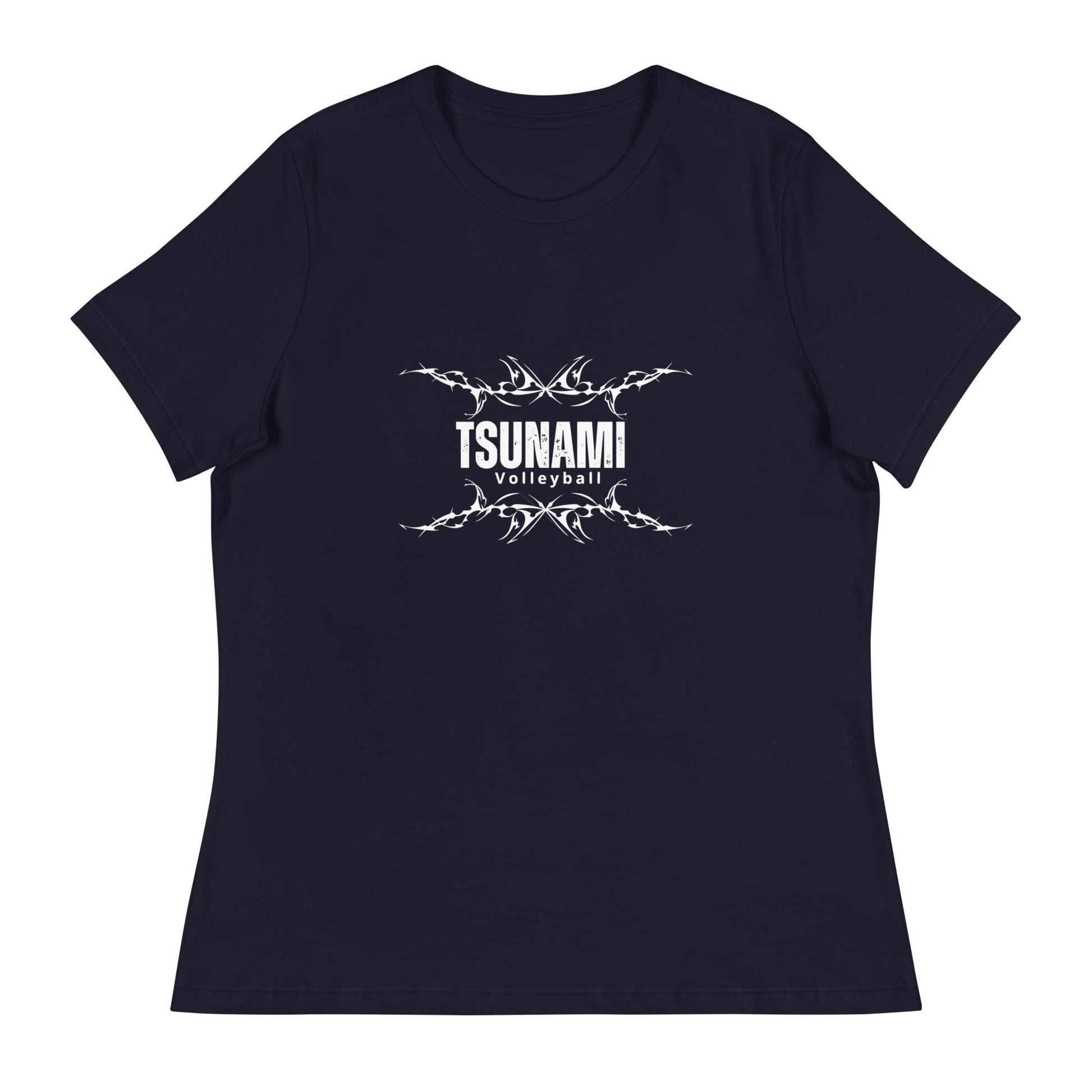 Performance | Women's Relaxed T Shirt | Tsunami Volleyball Club | Modern Script Logo