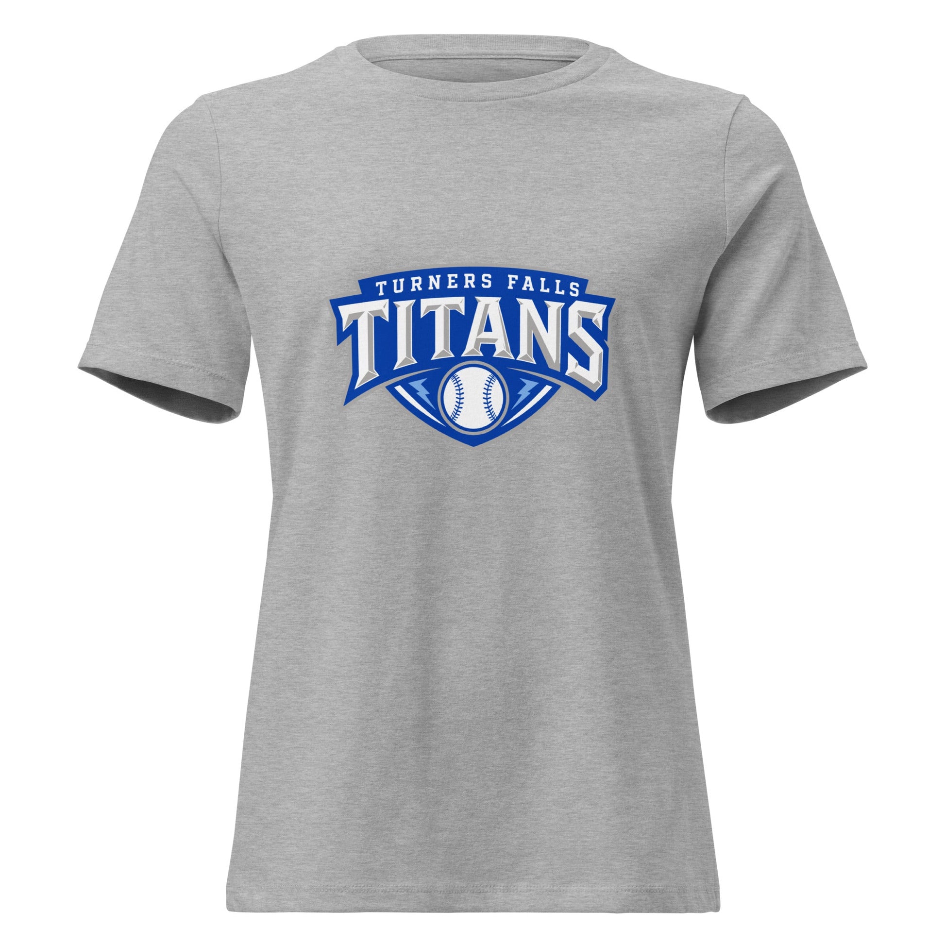Performance | Women's Relaxed T Shirt | Turners Falls Titans | Titan Crest Logo