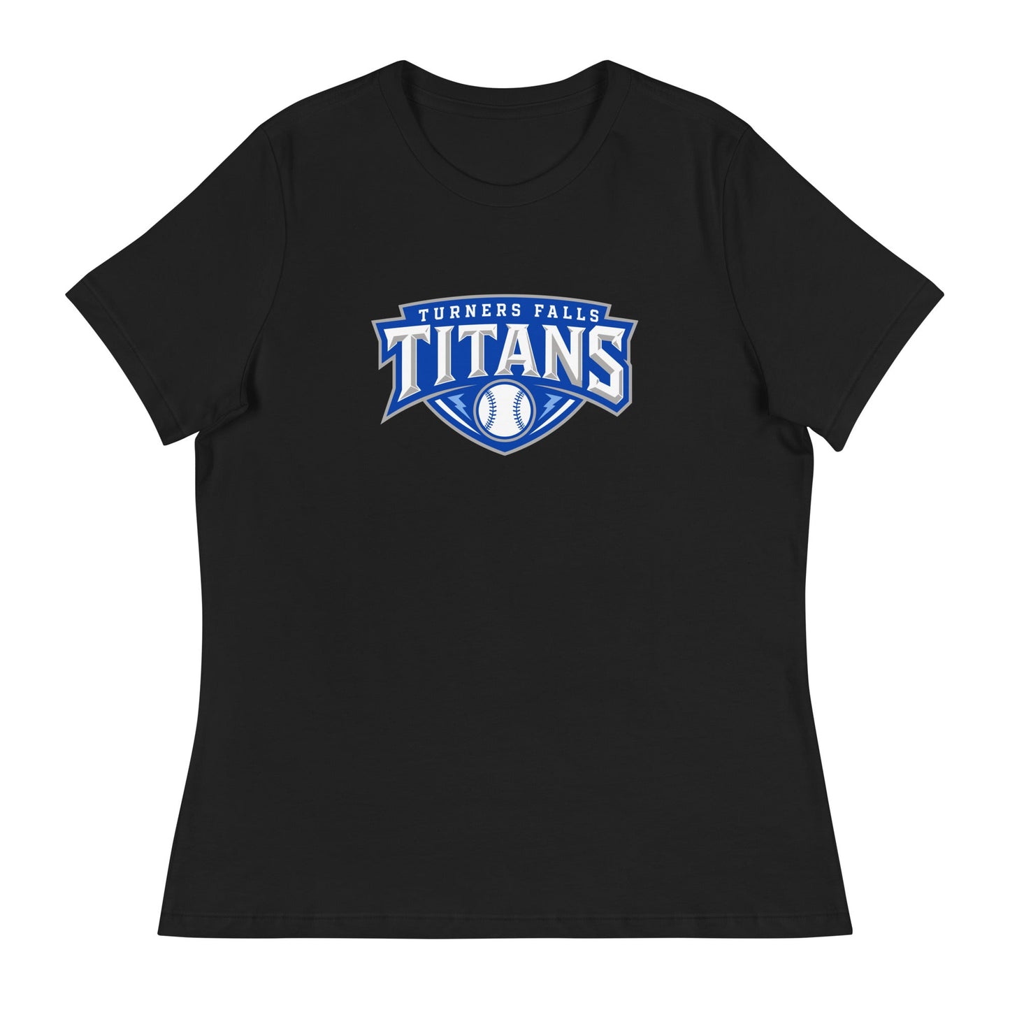 Performance | Women's Relaxed T Shirt | Turners Falls Titans | Titan Crest Logo