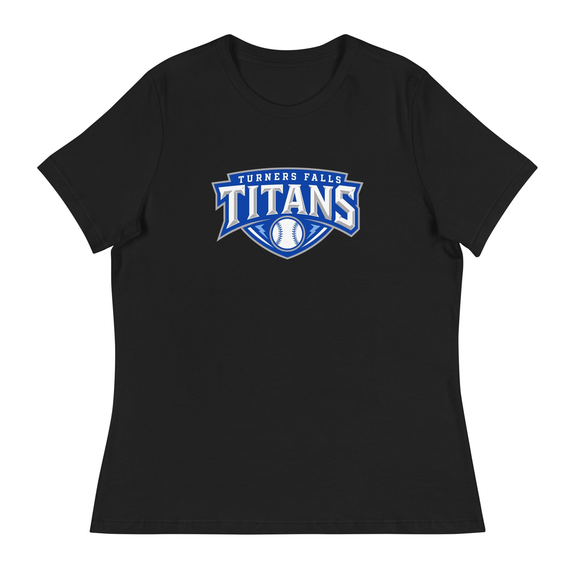 Performance | Women's Relaxed T Shirt | Turners Falls Titans | Titan Crest Logo