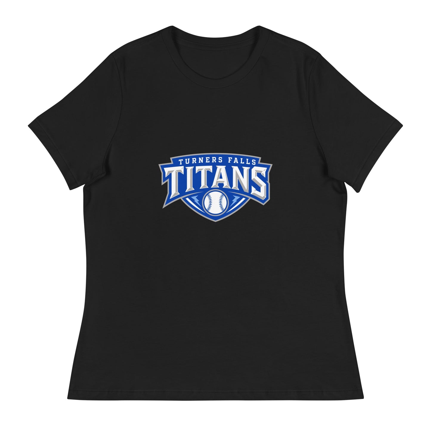 Performance | Women's Relaxed T Shirt | Turners Falls Titans | Titan Crest Logo