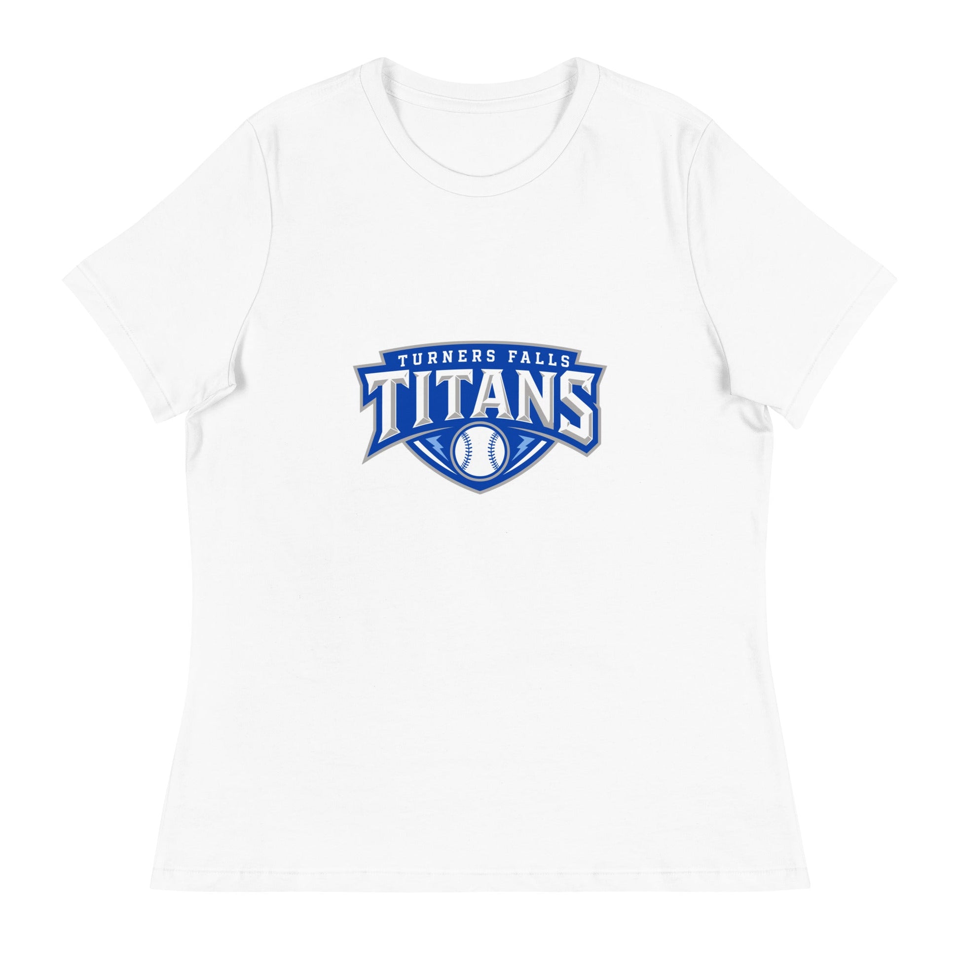 Performance | Women's Relaxed T Shirt | Turners Falls Titans | Titan Crest Logo