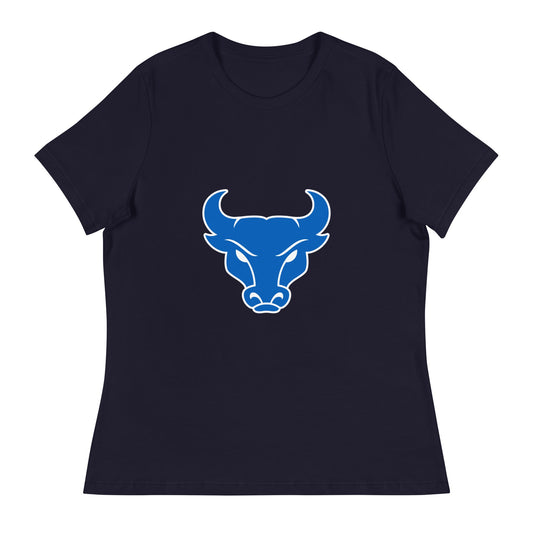 Performance | Women's Relaxed T Shirt | UB Womens Club Basketball | Emblem Logo