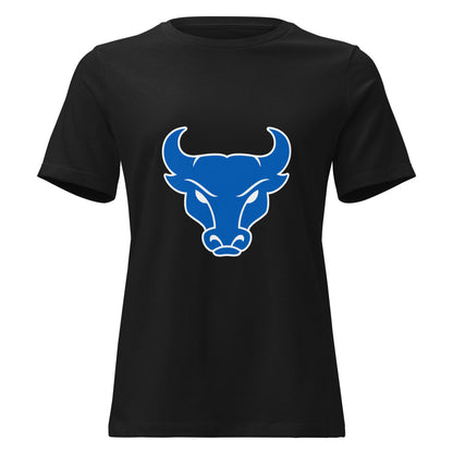 Performance | Women's Relaxed T Shirt | UB Womens Club Basketball | Emblem Logo