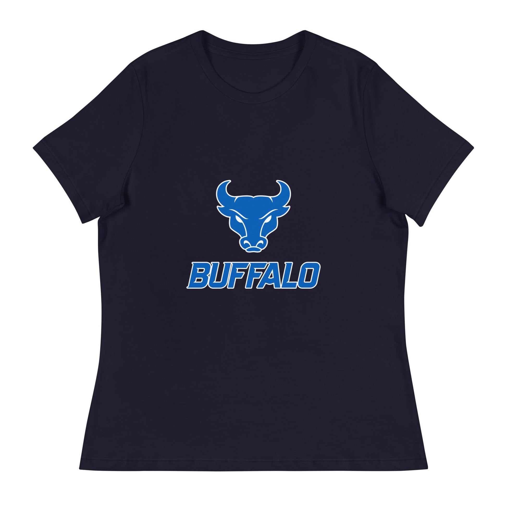 Performance | Women's Relaxed T Shirt | UB Womens Club Basketball | Vanguard Buffalo Crest Logo