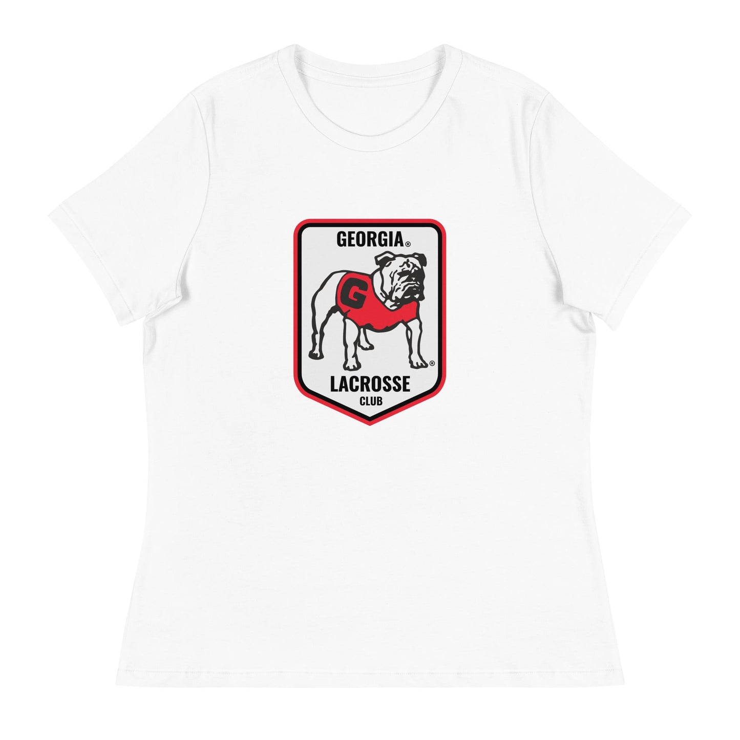 Performance | Women's Relaxed T Shirt | UGA Club Lacrosse | Shield Logo