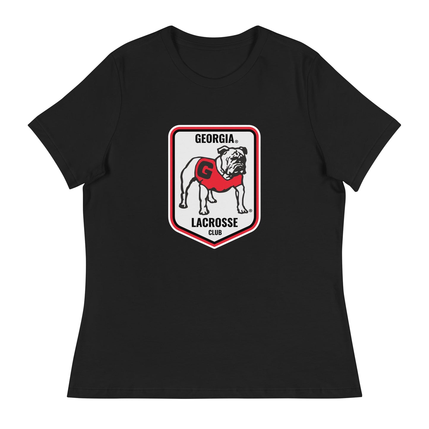 Performance | Women's Relaxed T Shirt | UGA Club Lacrosse | Shield Logo