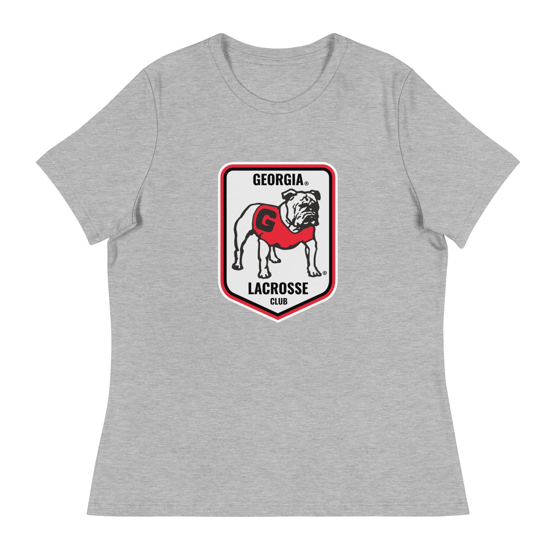 Performance | Women's Relaxed T Shirt | UGA Club Lacrosse | Shield Logo