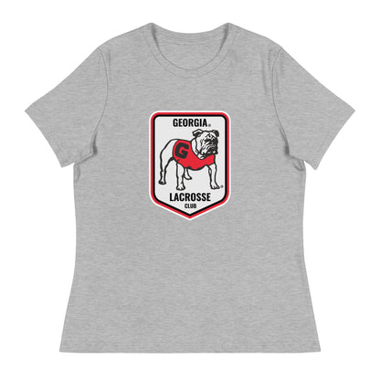 Performance | Women's Relaxed T Shirt | UGA Club Lacrosse | Shield Logo