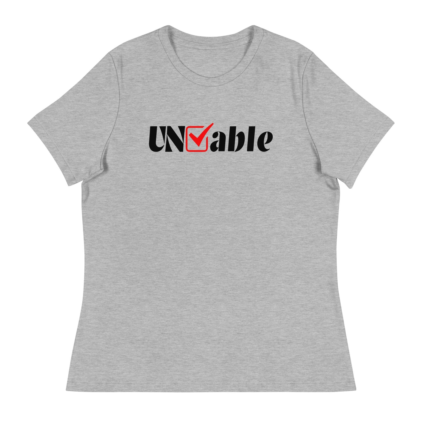 Performance | Women's Relaxed T Shirt | Uncheckable | UNCHKABL Logo