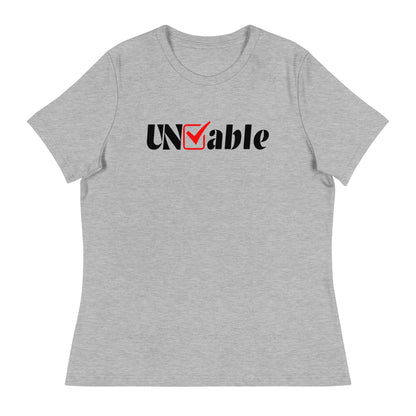 Performance | Women's Relaxed T Shirt | Uncheckable | UNCHKABL Logo