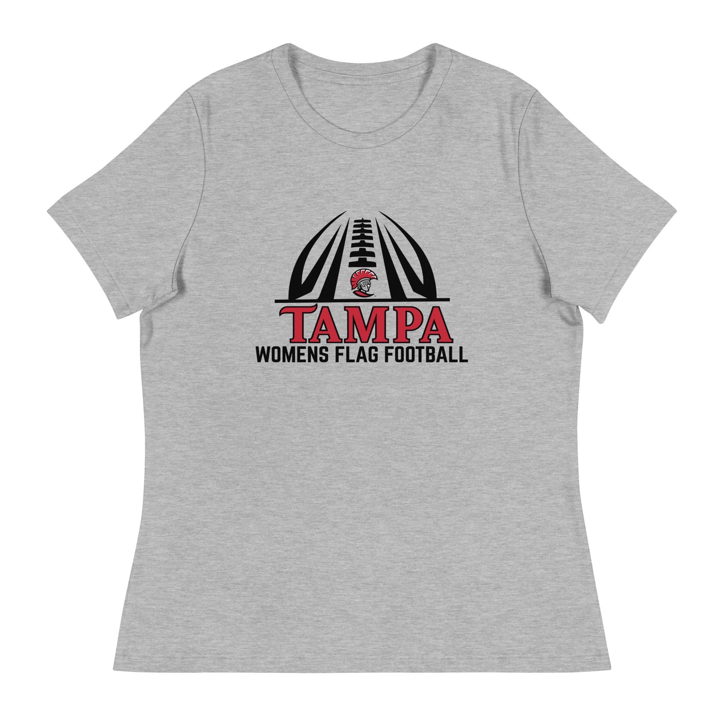Performance | Women's Relaxed T Shirt | University of Tampa Women's Flag Football | Football Logo