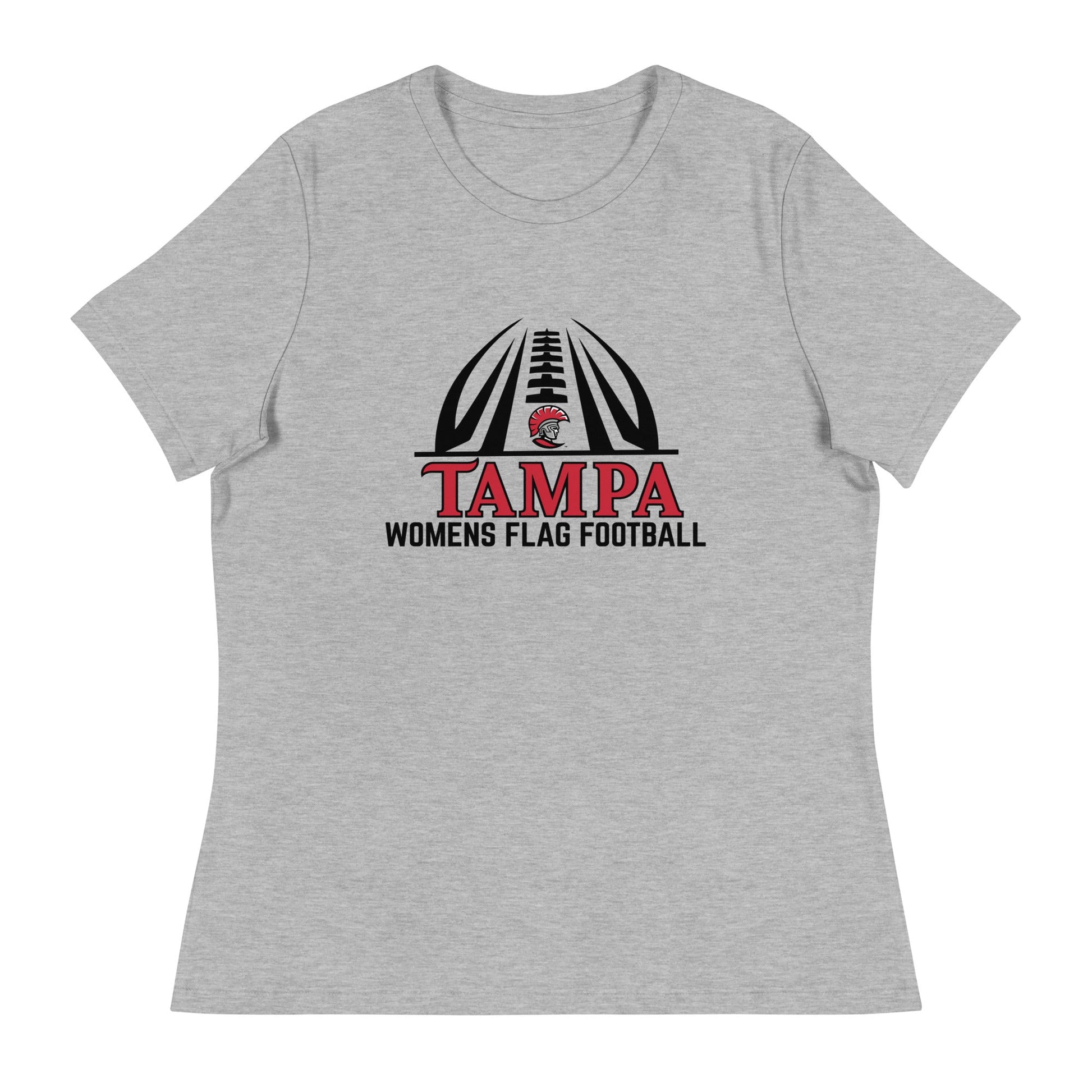 Performance | Women's Relaxed T Shirt | University of Tampa Women's Flag Football | Football Logo