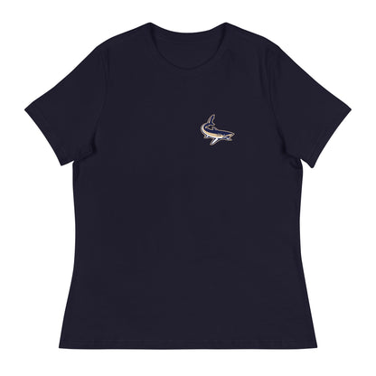 Performance | Women's Relaxed T Shirt | University South Carolina Beaufort Track & Field | Shark Logo