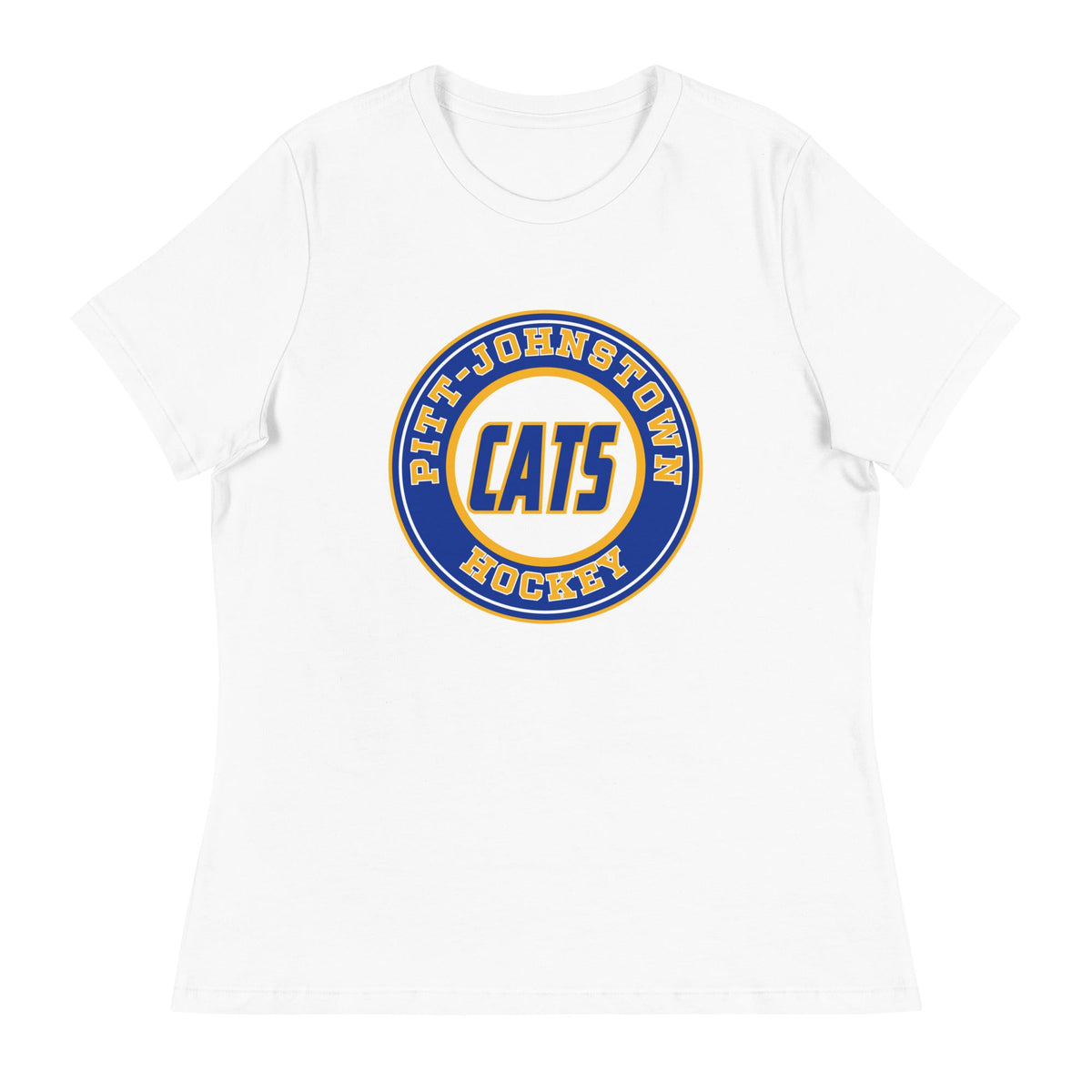 Performance | Women's Relaxed T Shirt | UPJ Hockey | Badge Logo