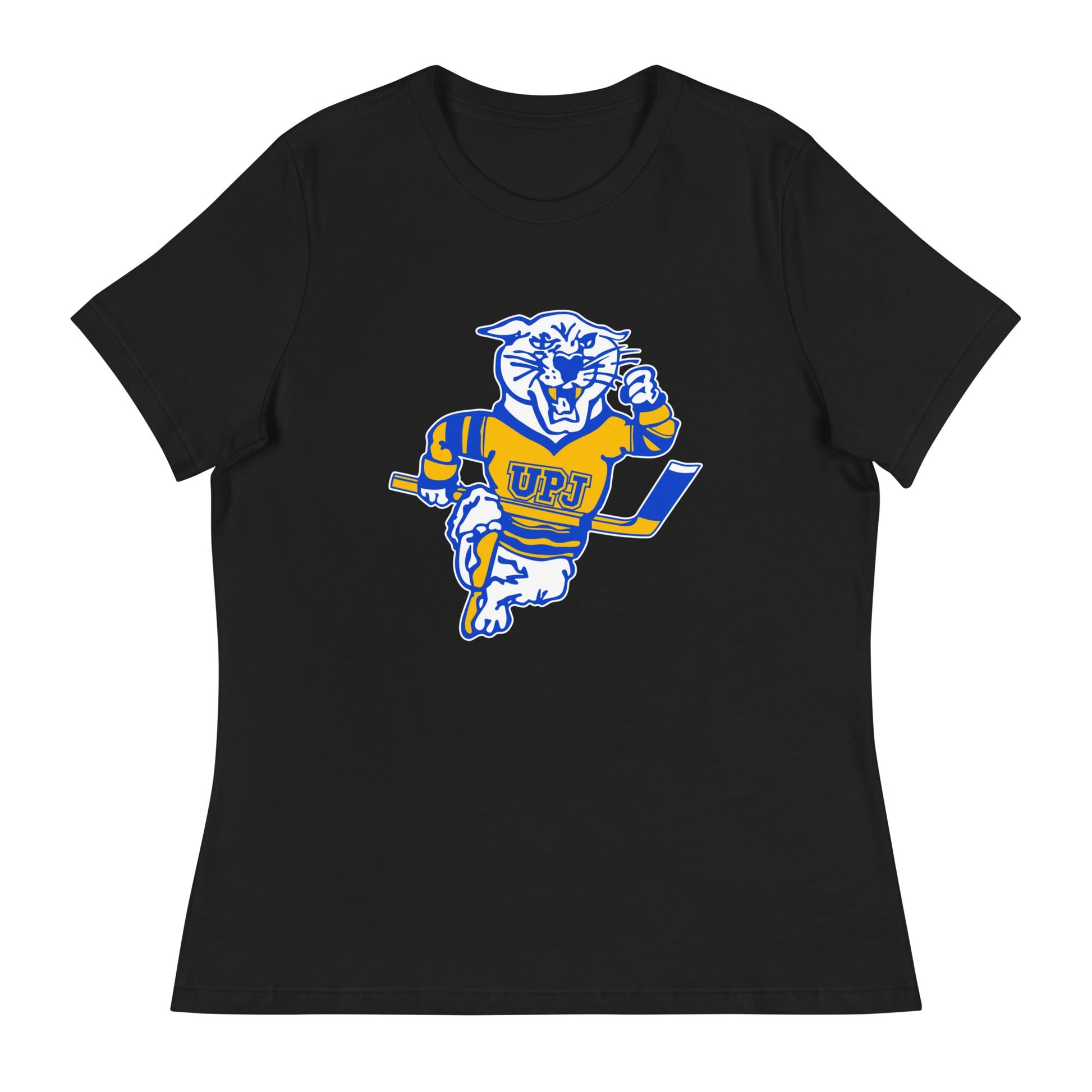 Performance | Women's Relaxed T Shirt | UPJ Hockey | Mascot Logo
