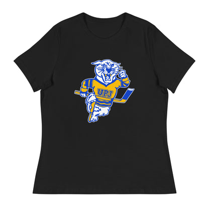 Performance | Women's Relaxed T Shirt | UPJ Hockey | Mascot Logo