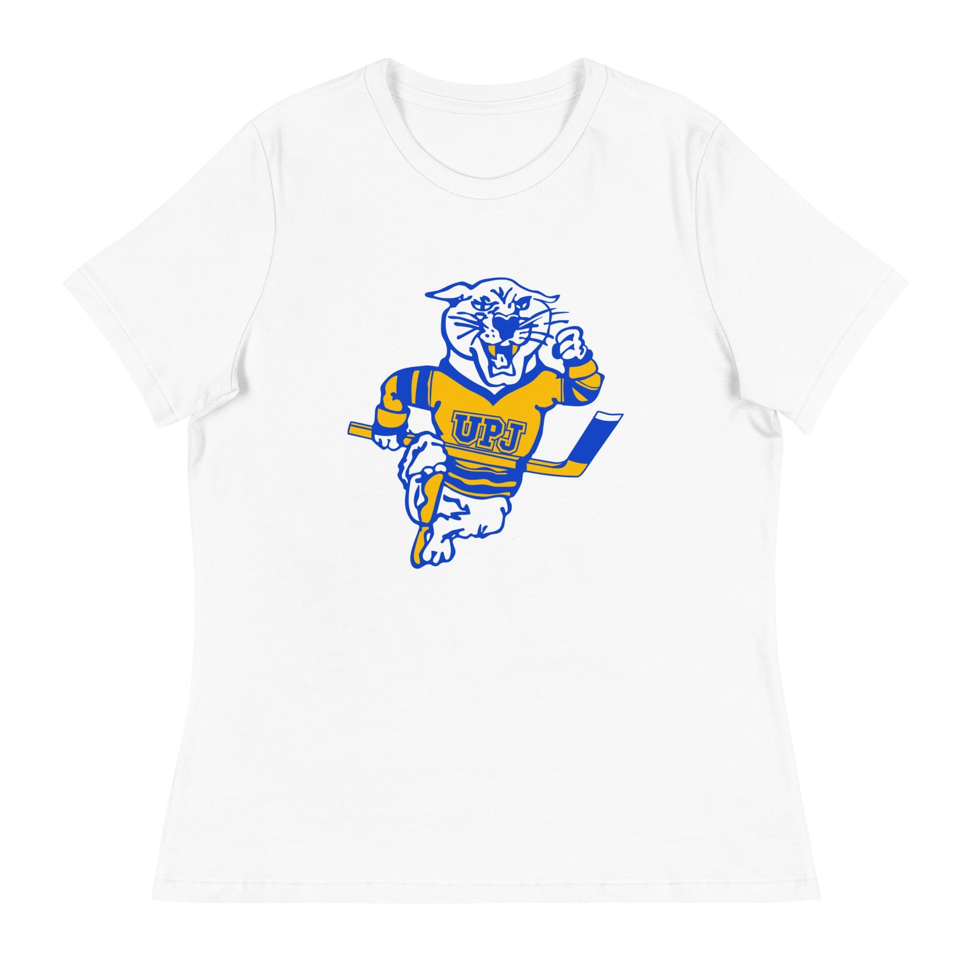 Performance | Women's Relaxed T Shirt | UPJ Hockey | Mascot Logo