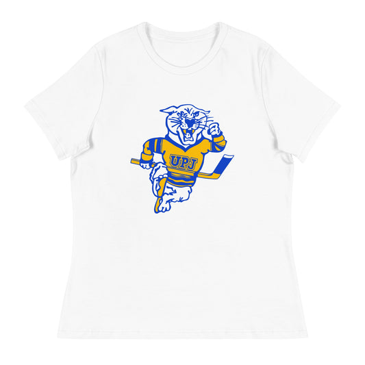 Performance | Women's Relaxed T Shirt | UPJ Hockey | Mascot Logo