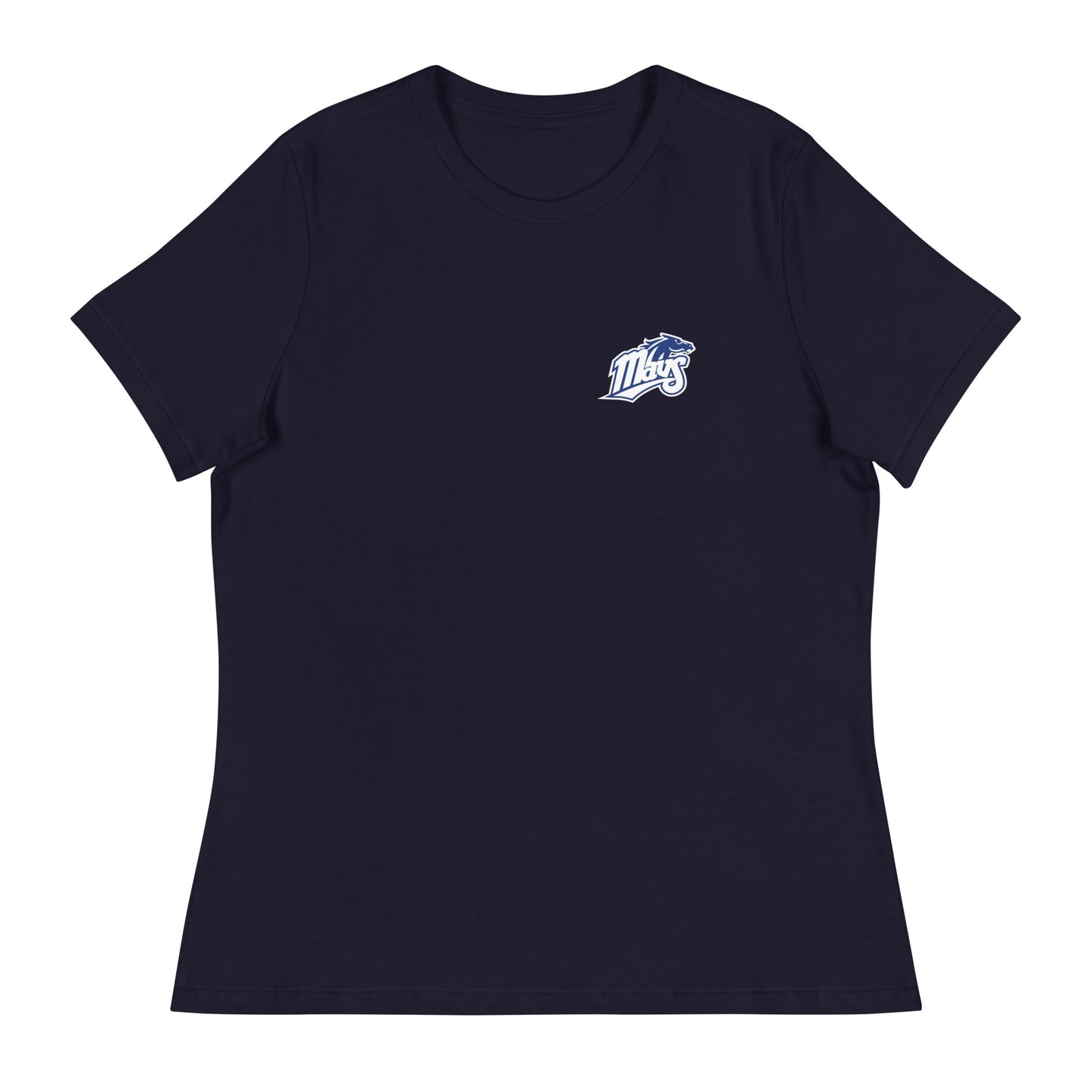 Performance | Women's Relaxed T Shirt | Upper Makefield Youth Baseball & Softball League | Blue Mavs Logo