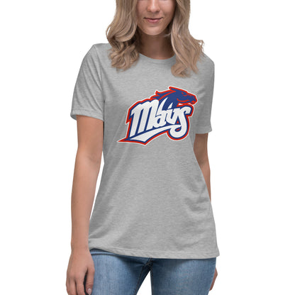 Performance | Women's Relaxed T Shirt | Upper Makefield Youth Baseball & Softball League | Mavs Logo