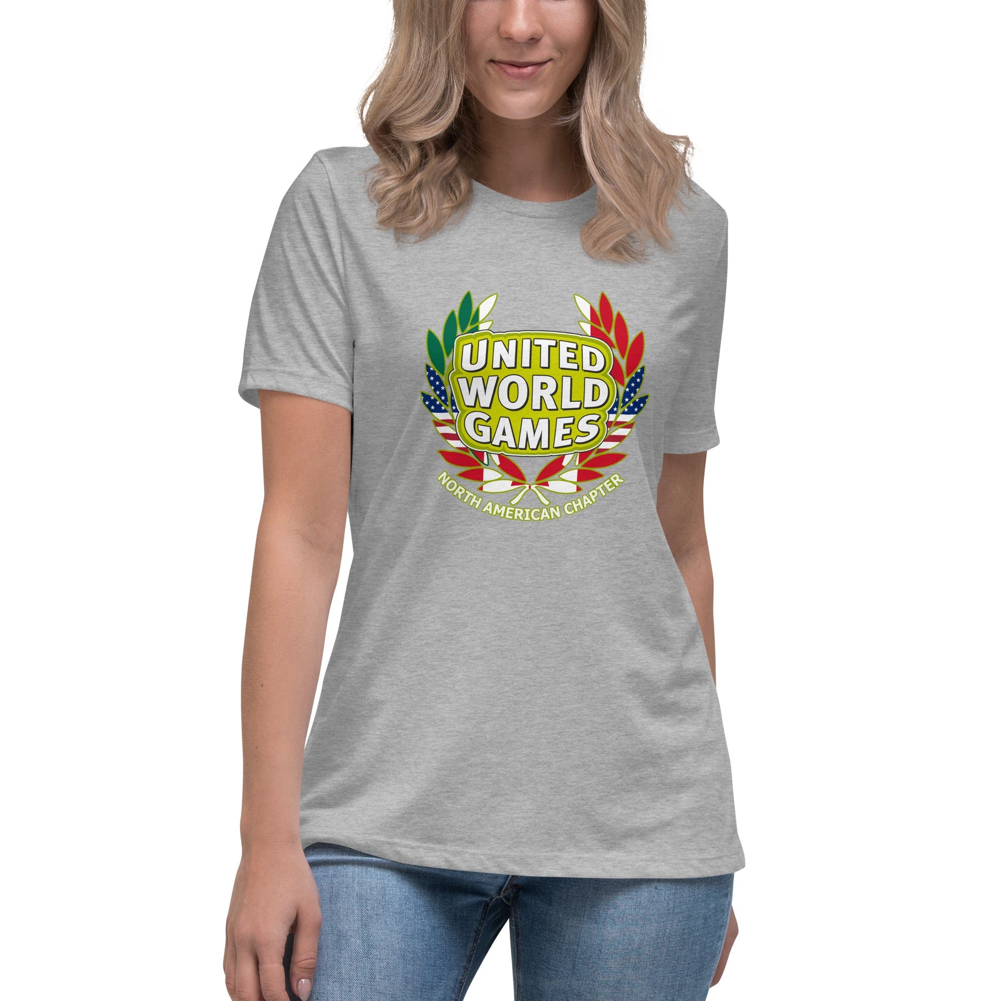 Performance | Women's Relaxed T Shirt | USA ALL STARS BERLIN 2026 | Summit Games Emblem Logo
