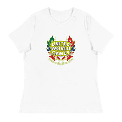 Performance | Women's Relaxed T Shirt | USA ALL STARS BERLIN 2026 | Summit Games Emblem Logo