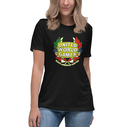 Performance | Women's Relaxed T Shirt | USA ALL STARS BERLIN 2026 | Summit Games Emblem Logo