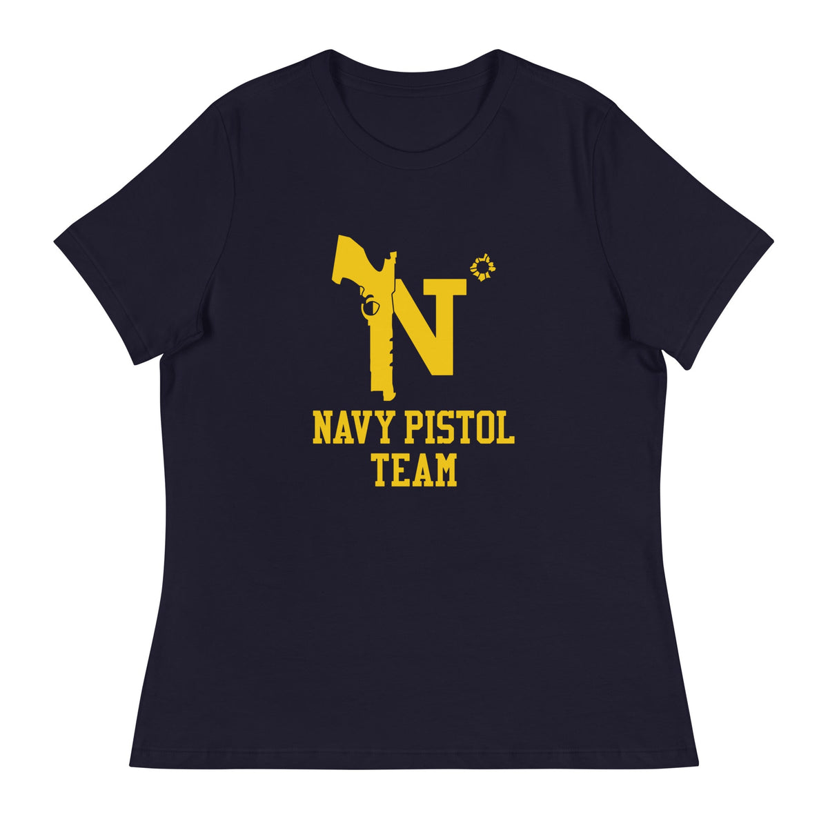 Performance | Women's Relaxed T Shirt | USNA Pistol Team | Crest Logo