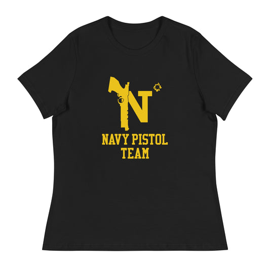 Performance | Women's Relaxed T Shirt | USNA Pistol Team | Crest Logo