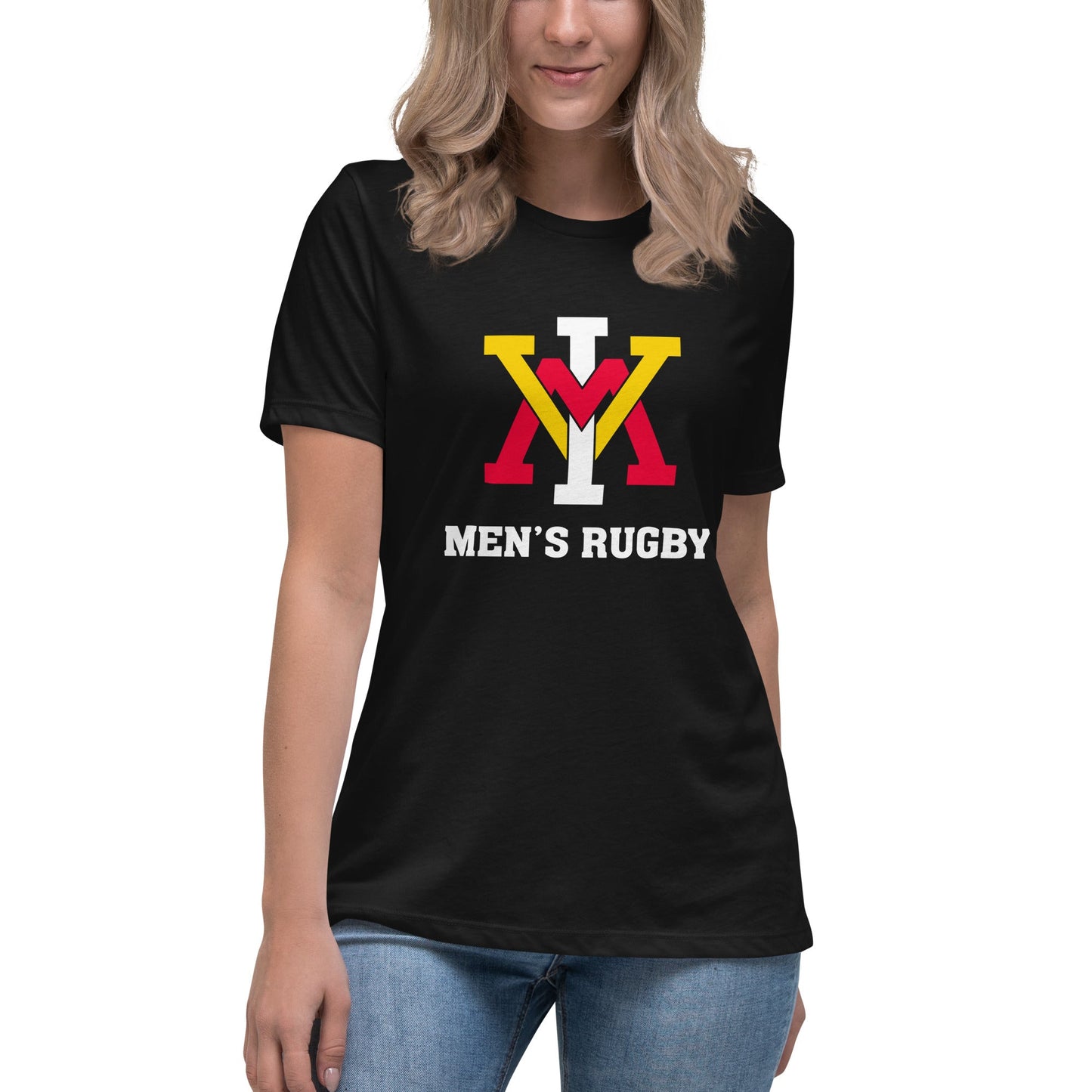 Performance | Women's Relaxed T Shirt | Virginia Military Institute Rugby | Alt Logo