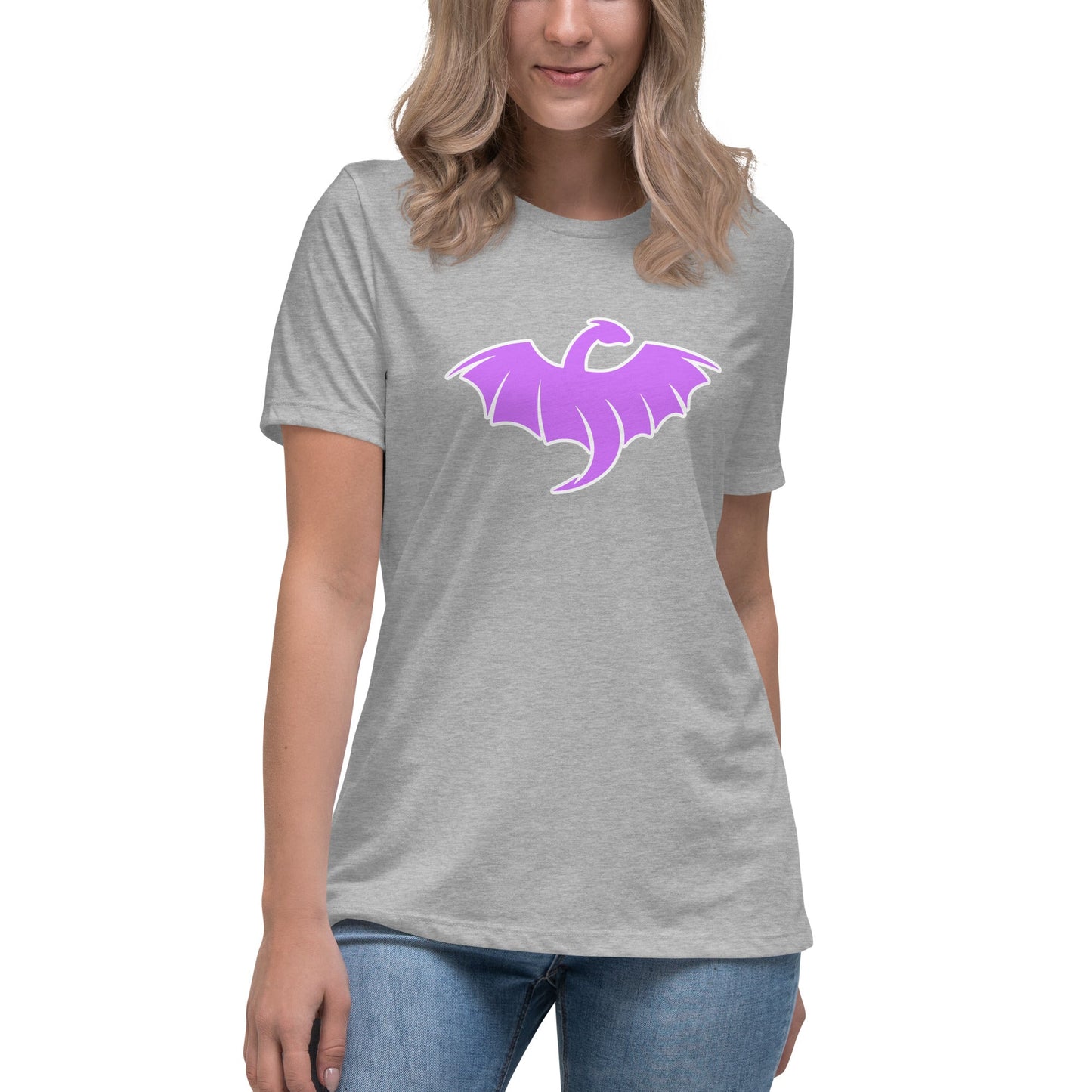 Performance | Women's Relaxed T Shirt | VŘXŇ | Midnight Vanguard Logo