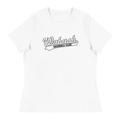 Performance | Women's Relaxed T Shirt | Wabash Baseball Club | Alt Logo 2