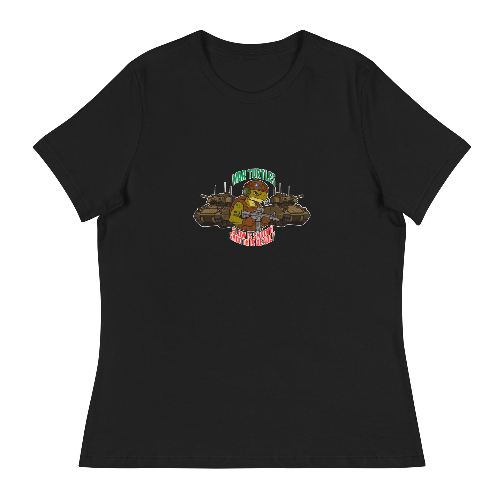 Performance | Women's Relaxed T Shirt | War Turtles | Battalion Logo