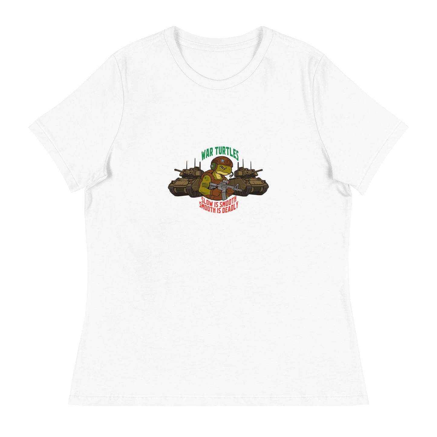 Performance | Women's Relaxed T Shirt | War Turtles | Battalion Logo