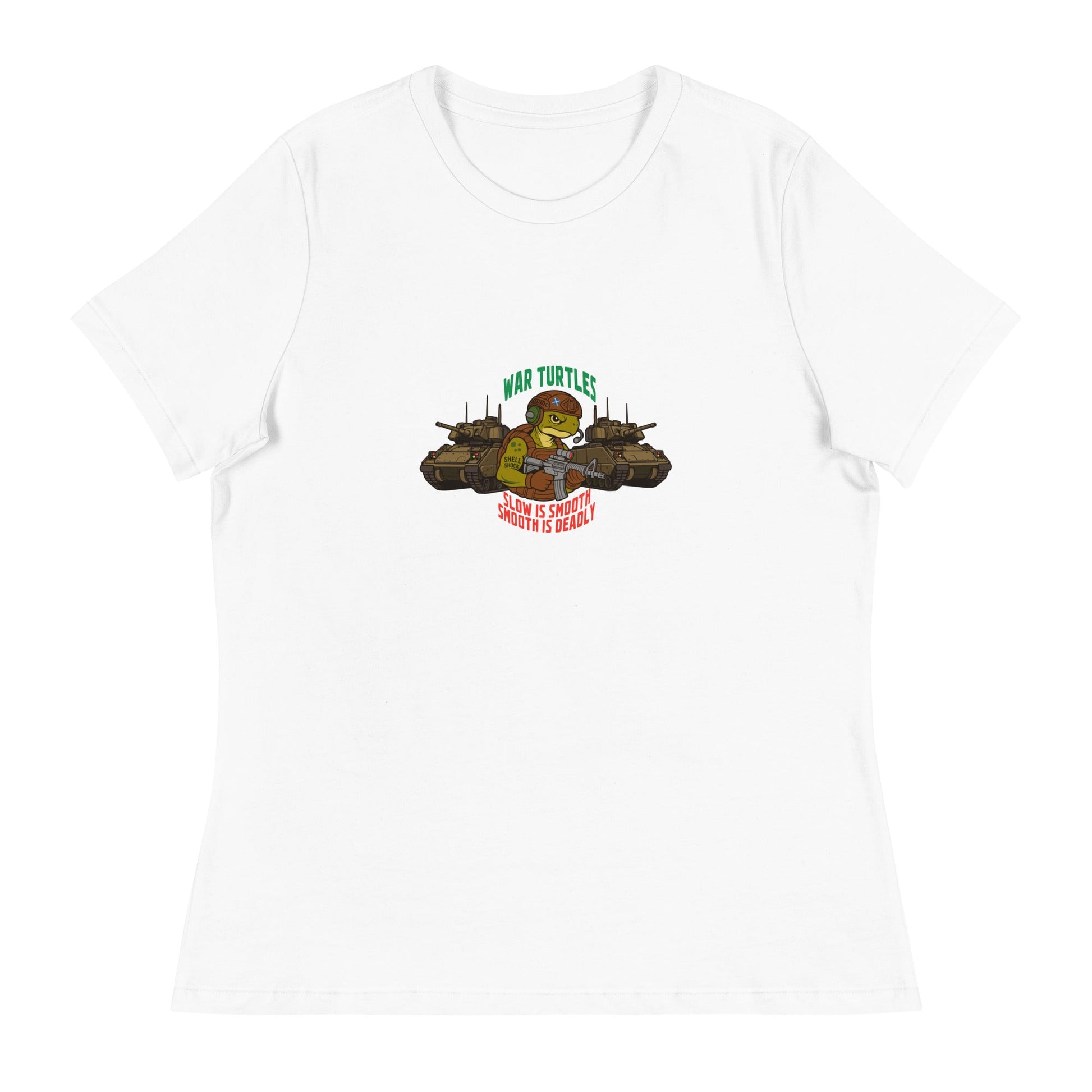 Performance | Women's Relaxed T Shirt | War Turtles | Battalion Logo