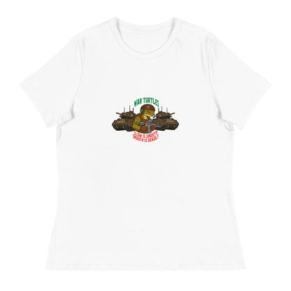 Performance | Women's Relaxed T Shirt | War Turtles | Battalion Logo