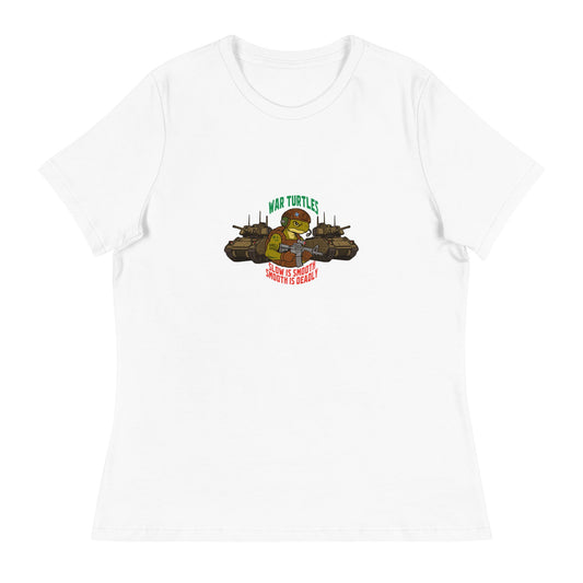 Performance | Women's Relaxed T Shirt | War Turtles | Battalion Logo